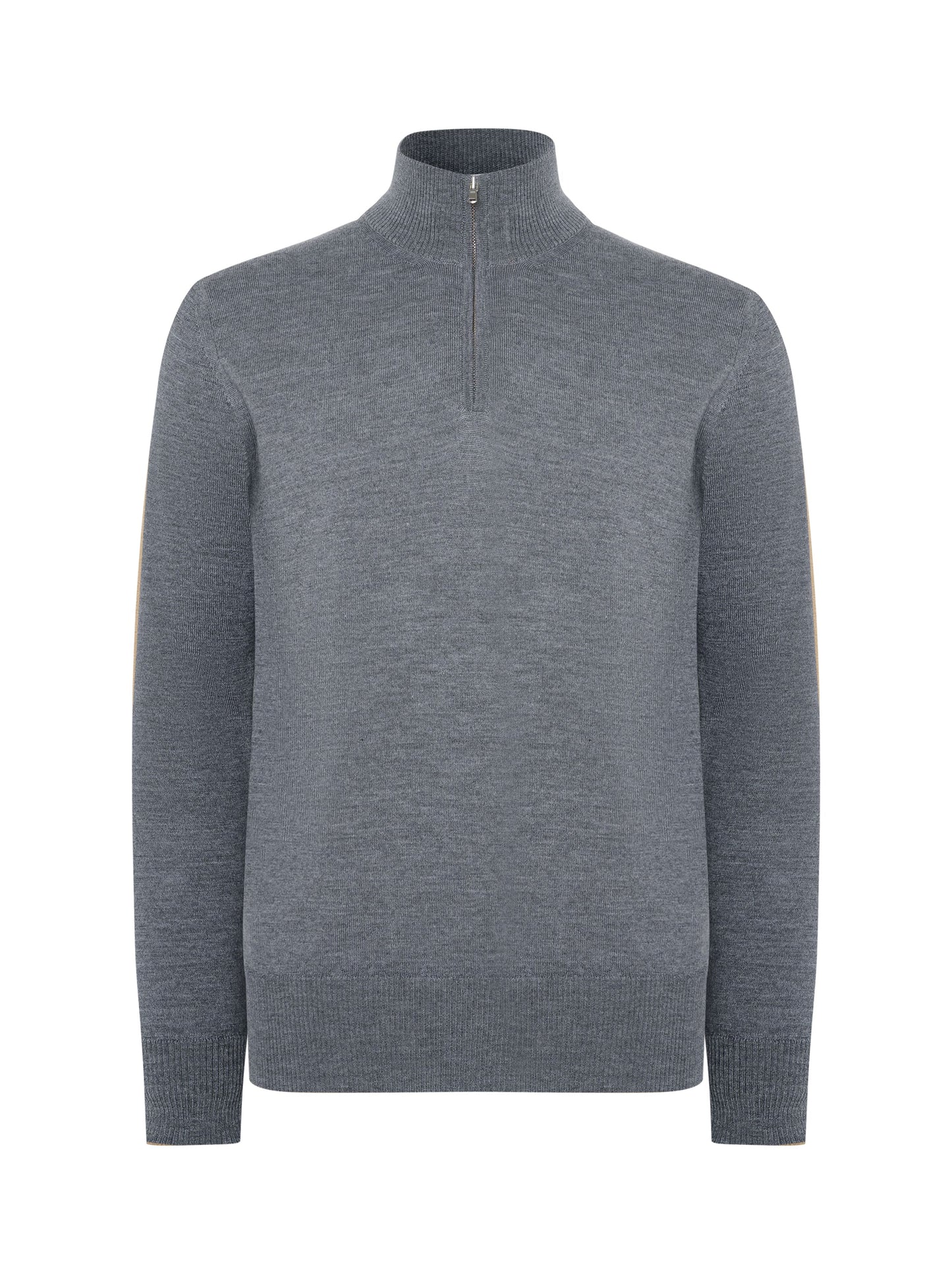 Gray Zip Sweater