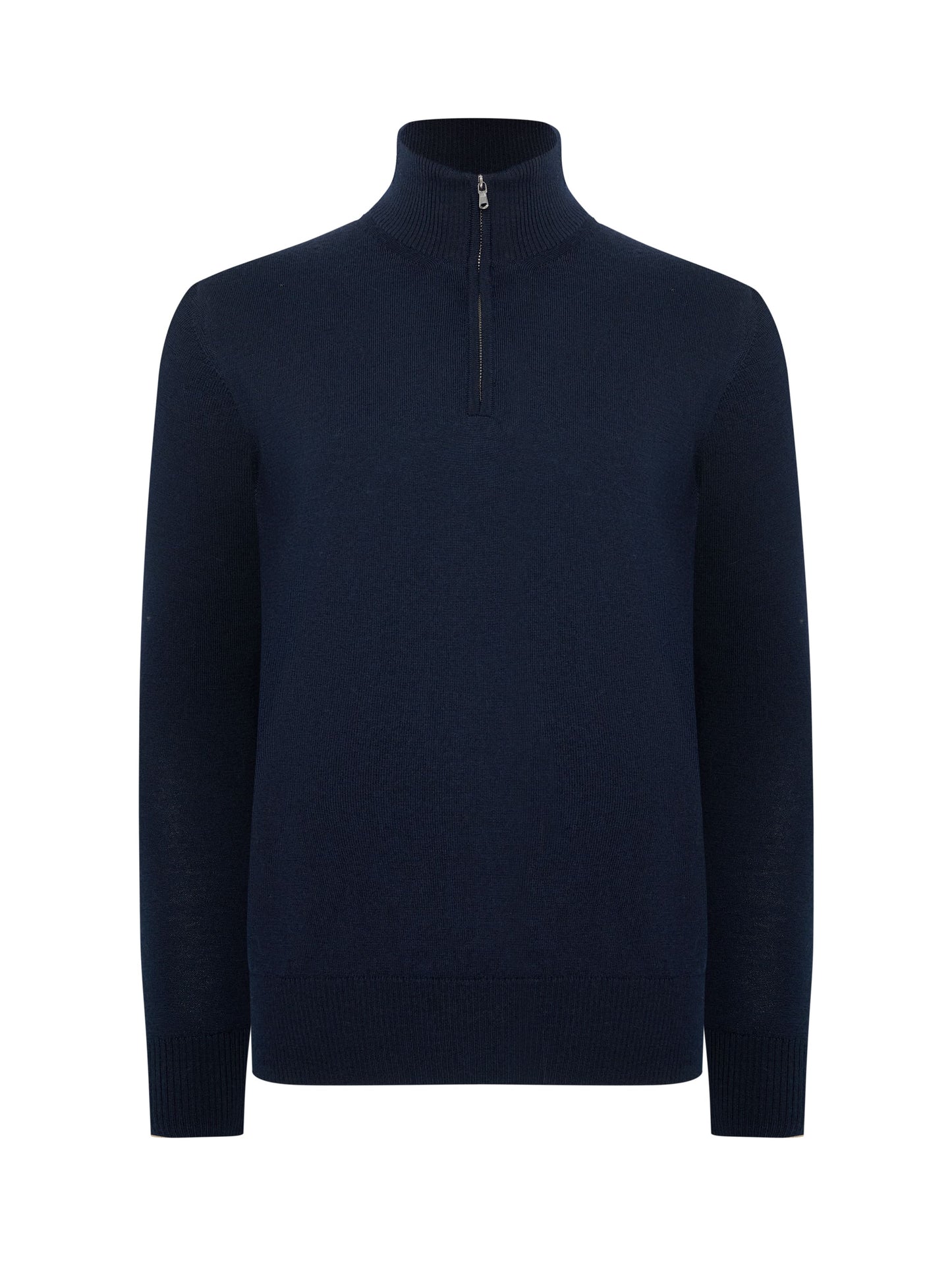 Navy Zip Sweater