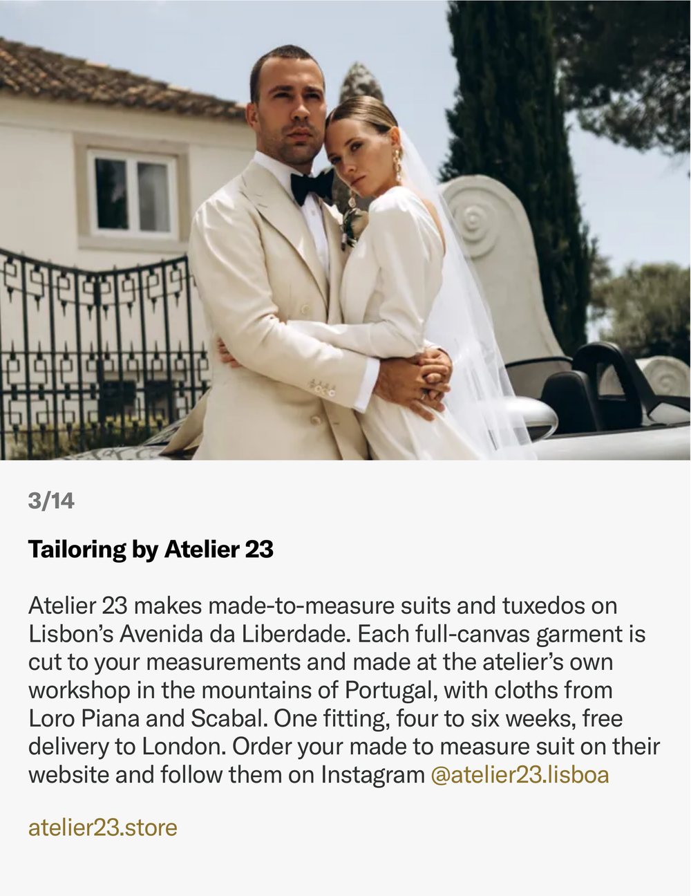 ATELIER 23 in GQ Shops, British GQ, November 2026