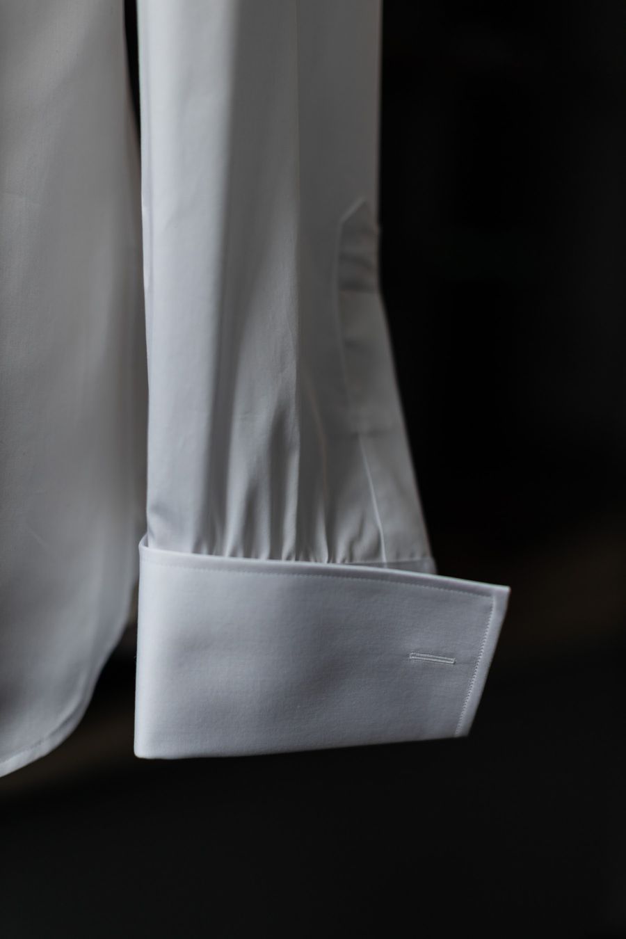 Camisa por medida em Lisboa: punho duplo
